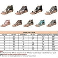 thumbnail image 2 of Lishi Comfy Open Toe Women's Solid Color Zipper Sandals for Summer Beach, 2 of 5