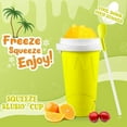 thumbnail image 2 of Tgosomt Slushy Cup, TIK TOK Frozen Magic Slushie Maker Cup Squeeze,Ice Cream Make,Cool Fun Stuff Things Gadgets (Pink), 2 of 10