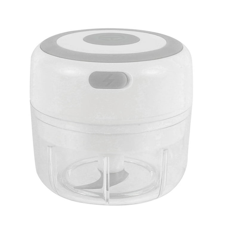 (100+250+350ML) White 3 CUP Cordless Mini Food Chopper,Small Food Processor  for Garlic,Nut,Meat