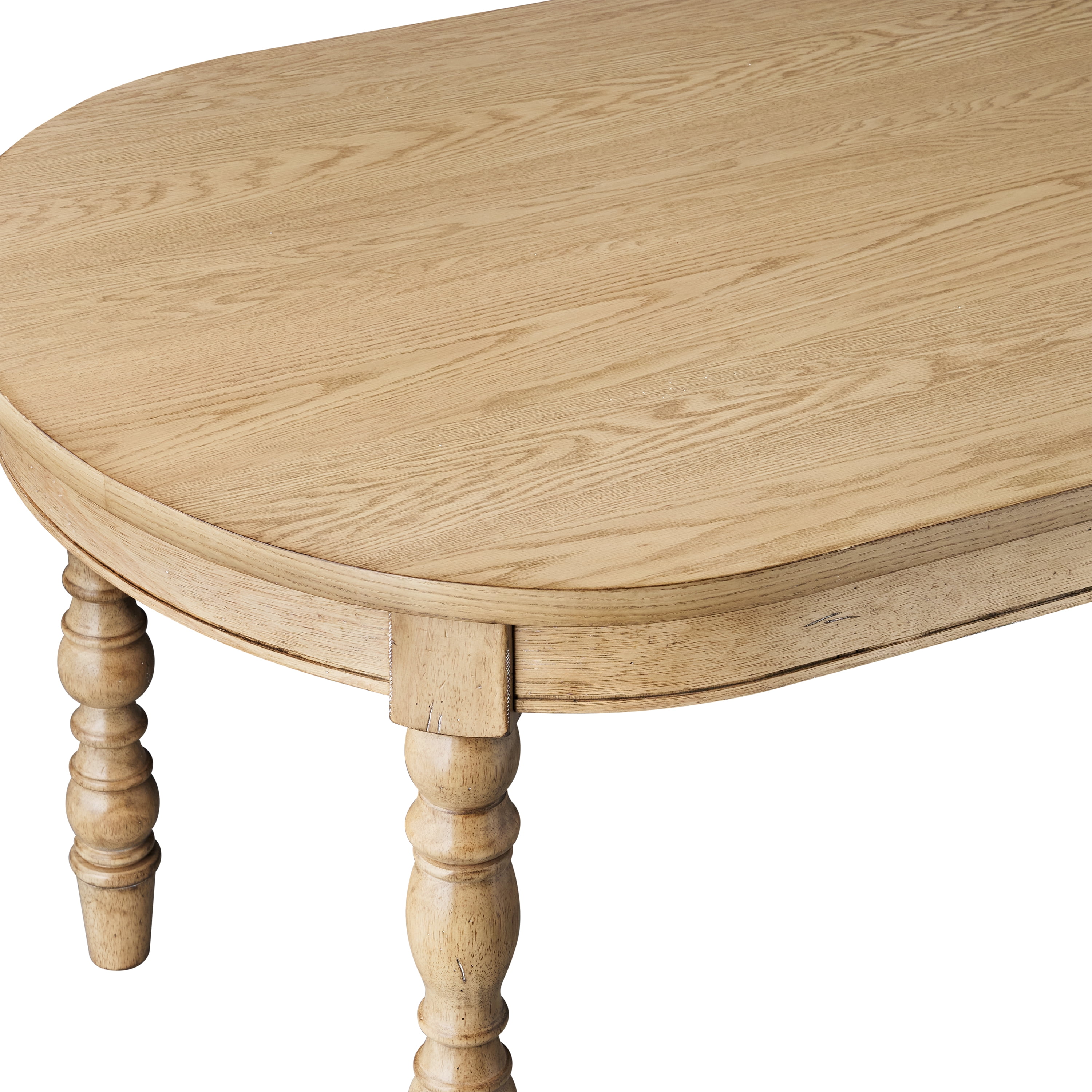 The Pioneer Woman Willa Dining Table, Heirloom Wheat Finish, Oval, Farmhouse Style
