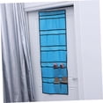 thumbnail image 3 of SASABAXI Over Door Storage Organizer Blue Mesh Pockets for Home Accessory 1Set, 3 of 8