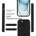 thumbnail image 4 of Compatible with iPhone 14 Plus Case, Cheetah Print Shockproof Soft TPU Protective Case for Women Girls, Slim Anti Scratch Leopard Case for iPhone 14 Plus 6.7 Inch, Black, 4 of 15