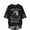 Navy-#001, variant on Dweltoz Halloween Witch T Shirt for Women Flying Witch Broom Graphic Crewneck Vintage Washed Retro Oversized Short Sleeve Sweatshirt Fall Top,Khaki 2XL