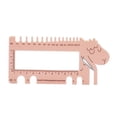 thumbnail image 1 of Medidor de agujas de tejer y ganchillo con forma de oveja, con cortahilos, para coser Rosa, 1 of 9