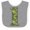 Heather and White, variant on Inktastic Green Camo 1st Birthday Boys Baby Bib