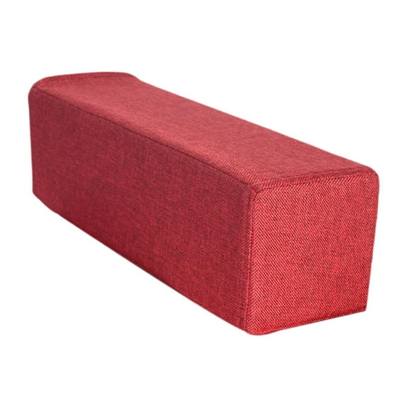 LOVIVER Couch Arm Rest Pillow Armrest Cushion Removable Cover Headboard Ergonomic High Density Foam Sofa Arm Rest Pillow for Armchair Red