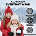 thumbnail image 3 of Yacht & Smith Kids Gloves & Mittens in Bulk, Winter Striped Children Age 3-8, 3 of 6