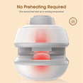 thumbnail image 4 of Mini Scelleuse de Sacs, Scelleuse de Sacs en Plastique Rechargeable à Main, Machine de Scellage de Sacs sous Vide Portable, Blanc & Gris, 4 of 8