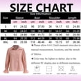 thumbnail image 3 of COMVALUE Women's 2026 Business Casual Tops Summer Long Sleeve Button Down Shirts V Neck Blouses (Wine, L), 3 of 5