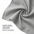 thumbnail image 5 of Unique Bargains 6Pcs Cotton Reusable Party Cloth Napkins Gray 18x18inch, 5 of 6