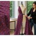 thumbnail image 5 of Soimoi Pink Cotton Poplin Fabric Insect,Sun & Cartoon Alphabets Text Fabric Prints by Yard 42 Inch Wide, 5 of 7