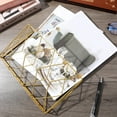 thumbnail image 2 of Wall Mounted Magazine Rack Metal Newspaper Holder 2pcs Book Display and Brochure Storage Organizer, 2 of 8