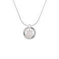 thumbnail image 2 of Delight Jewelry Stainless Steel Keep Him Safe Police Badge - Joy Ring Charm Necklace, 18", 2 of 4