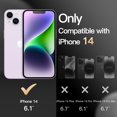 thumbnail image 2 of JETech Case for iPhone 14 6.1-Inch, Heavy Duty Dual-Layer Rugged Protection, Shockproof Protective Tough Phone Cover with Matte Back (Light Purple), 2 of 6