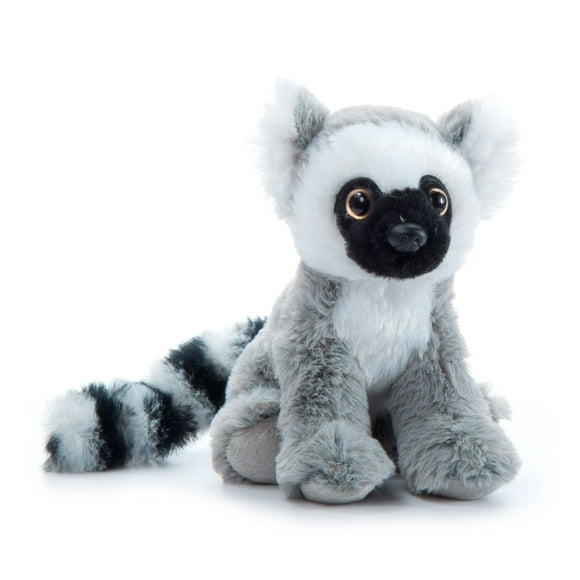 The Petting Zoo Ringtailed Lemur Stuffed Animal Plushie Gifts for Kids Wild Onez Babiez Zoo Animals Lemur Plush Toy 6 inches