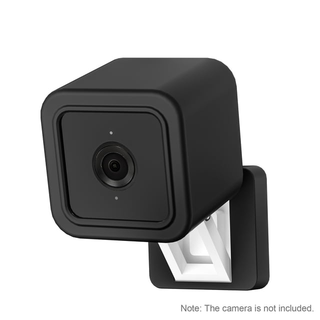 Monte Compatible Con Wyze Cam V3 Monte, Cubierta De Silicona Caja De Protección Soporte De Montaje De Pared Con Soporte De Base De Montaje De Pared Compatible Con Wyze Cam V3,