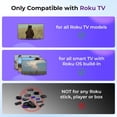 thumbnail image 2 of 3-Pack Replacement Remote for Roku TV, Compatible with TCL/Onn/Hisense Roku TVs, No Setup Required, 1-Year Warranty, 2 of 4