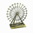 thumbnail image 2 of Godderr Metal Ferris Wheel Model Small Ornaments Living Room Furnishings Desktop Home Decorations, 2 of 5