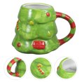 thumbnail image 2 of CIMAXIC christmas Christmas Cereal Cup Christmas Tree Breakfast Cup Christmas Mug Christmas Gift Mug (401-500ml),5.35"X4.41"X3.78", 2 of 5