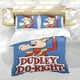 thumbnail image 5 of El Show de Dudley Do-Right Conjunto de sábanas temático, trío de piezas, cómodo y amigable con la piel, diseño único, regalo de decoración para el hogar para familiares, amigos y fans,135cm *200cm, 5 of 6