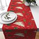 thumbnail image 3 of Simple Christmas text Table Flag Christmas Tree Snowflake plaid table Runner Family Holiday party Kitchen table Christmas, 3 of 3