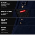 thumbnail image 4 of Firestone Mens Overalls - Warm Insulated Bib Overalls for Men, Durable Workwear Bibs, Sizes Run Small, 4 of 7