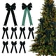 thumbnail image 1 of Lazos de Terciopelo onlyliua para Adornment Árboles de Navidad Guirnalda de Coronas con Lazos Dorados, 1 of 6