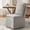 Light Gray, variant on VKNOW Upholstered Dining Chair with Casters and Storage, Fabric Rolling Desk Chair with Wheels for Home Office Living Room, Easy Assembly, Navy