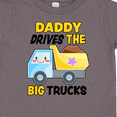 thumbnail image 4 of Inktastic Daddy Drives the Big Trucks with Dump Truck Boys or Girls Toddler T-Shirt, 4 of 5