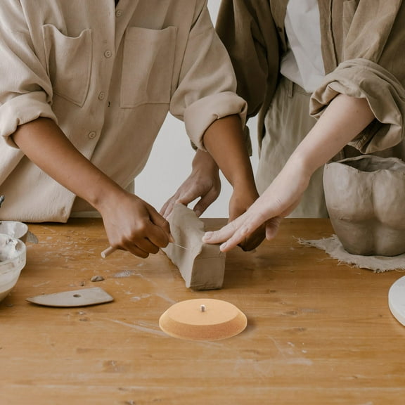 LABSERRON Ceramics Plate Molds Clay Drape Molds Chocolate High Density Board 1Pack