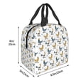 thumbnail image 3 of Easygdp Farm Roosters Bolsa Térmica Premium - Tela Oxford Impermeable, Gran Capacidad, Bolsillo Frontal, Unisex para Trabajo, Escuela, Actividades al Aire Libre y Picnics, 3 of 8