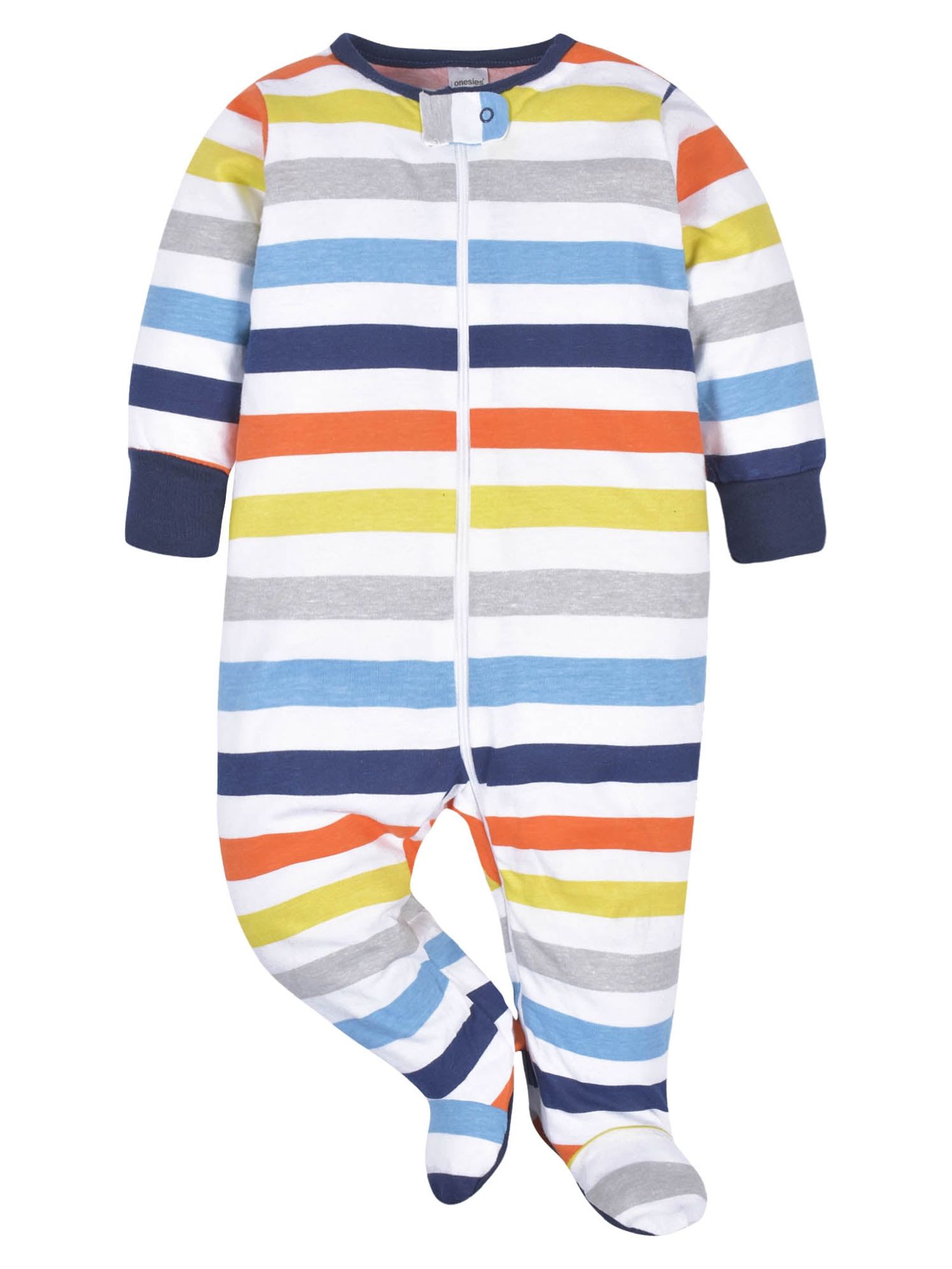 Onesies Brand Baby Boy Sleep 'n Plays Footed Pajamas, 4-Pack (Newborn - 6/9M) - image 3 of 8
