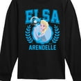 thumbnail image 3 of Frozen - Elsa Collegiate - Toddler And Toddler And Youth Long Sleeve Graphic T-Shirt, 3 of 5