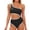 White #027, variant on Women's One Piece Swimsuit One Shoulder Bathing Suit Cutout Tummy Control Swimwear Black S