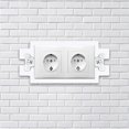 thumbnail image 4 of 6pcs Electrical Outlet Box Extender, with 12pcs Screws 1 Gang Switch, 4 of 5