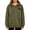 Army Green, variant on Tqcoqu Women's Hooded Sweatshirt with Zip Chest Pocket,Drop Shoulder Long Sleeve Casual Pullover Tops,2026 Fall Winter Trendy Clothes,Army Green Women's S-XXXL