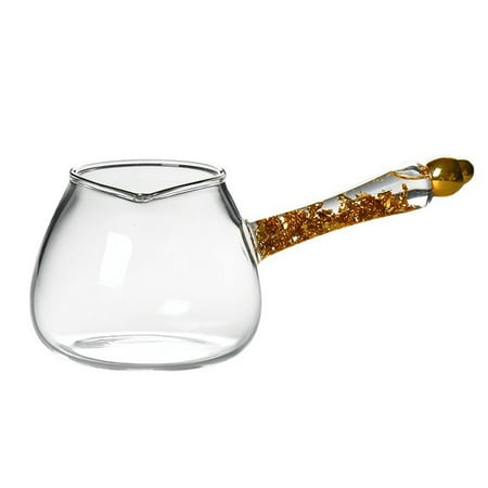 

1pc Glass Tea Dispenser Transparent Tea Dispenser Practical Public Tea Cup