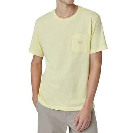 Chaps Men's Super Soft Heathered Short Sleeve Logo Pocket T-Shirt