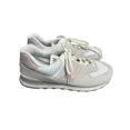 thumbnail image 2 of NEW BALANCE 574 Sneakers Pink White Gum Mens Size 11 Athletic Casual, 2 of 6