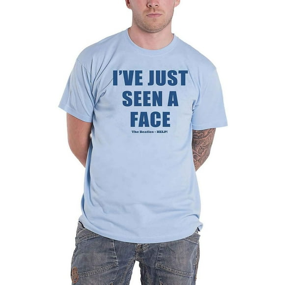 The Beatles  Adult I´ve Just Seen A Face Back Print T-Shirt