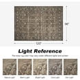 thumbnail image 2 of ARICOEASY 8’x10' Vintage Large Area Rugs Farmhouse Brown Oriental Rugs Non Slip Traditional Distressed Rugs for Living Room and Bedroom, 2 of 9