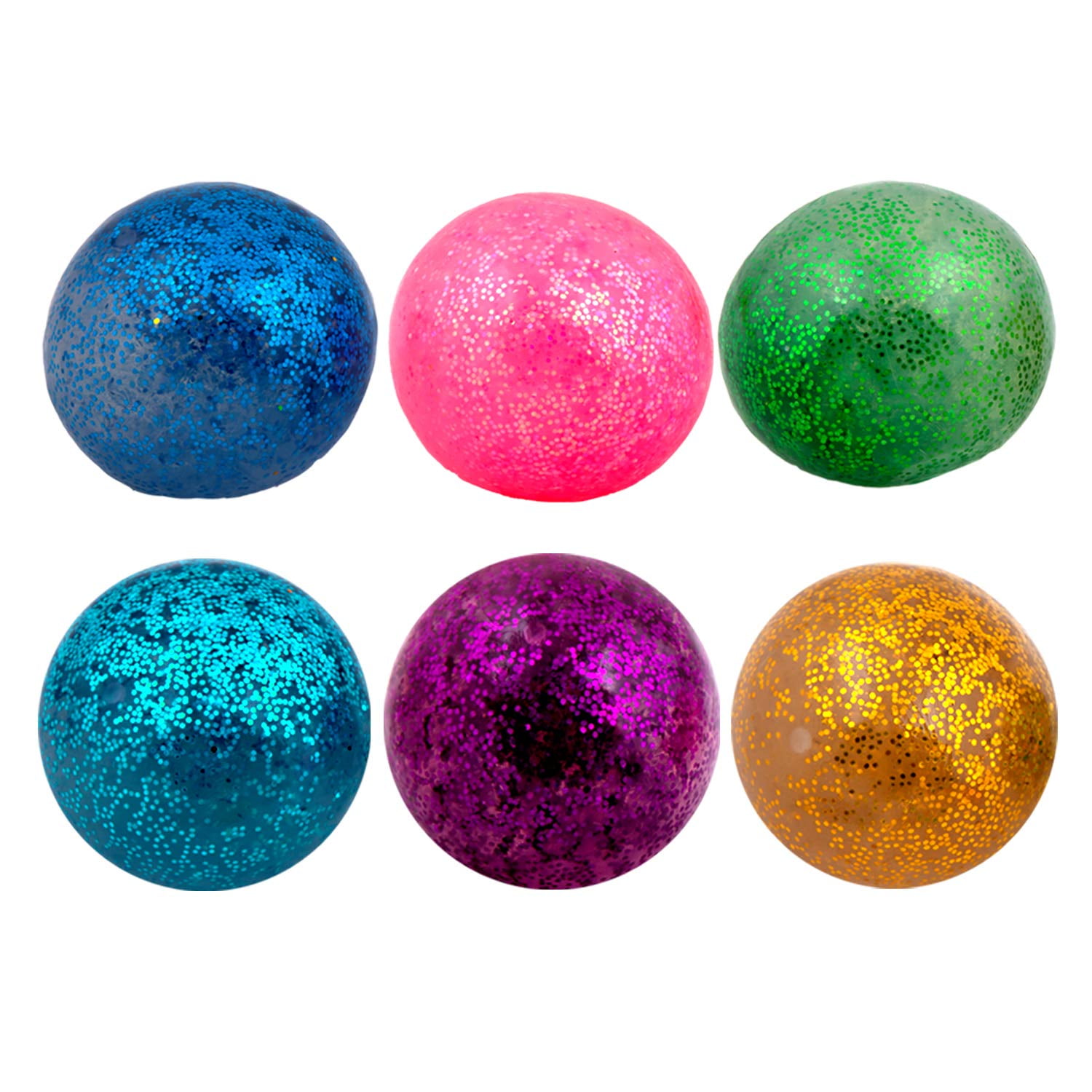 Glitter sales squishy ball