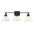 thumbnail image 4 of Drake 3-Light Bathroom Vanity Light in English Bronze, 4 of 5