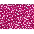 thumbnail image 2 of Zelouf Dots Cosmo Print  , Sewing, DIY, Crafts Fabric by the Yard, 131 Wht/fush, 7 Yard, 2 of 2