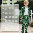 thumbnail image 7 of Xoenoiee Shamrock Print Boys Suit Slim Fit 2 Piece Formal Suits for Kids St. Patrick's Day Wedding Dress Tuxedos Blazer Pants Suits Set, Size 7-8 Years, 7 of 7