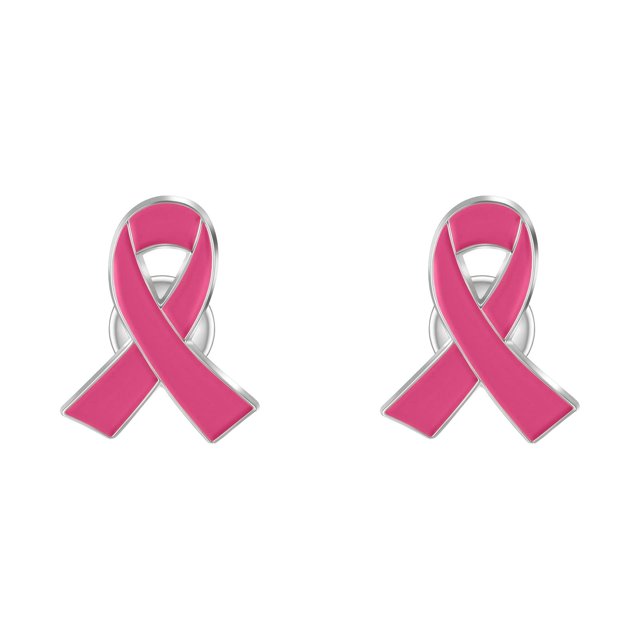 (2-Pack) Rinsvye 1Pc Elegant Ribbon Breast Bow Brooch Cancer & Awareness Lapel Scarf Brooches for Women Pin Heart Shaped Silk Snowflake Brooch Ribbon able Accessory for Moth Brooch Clothing B