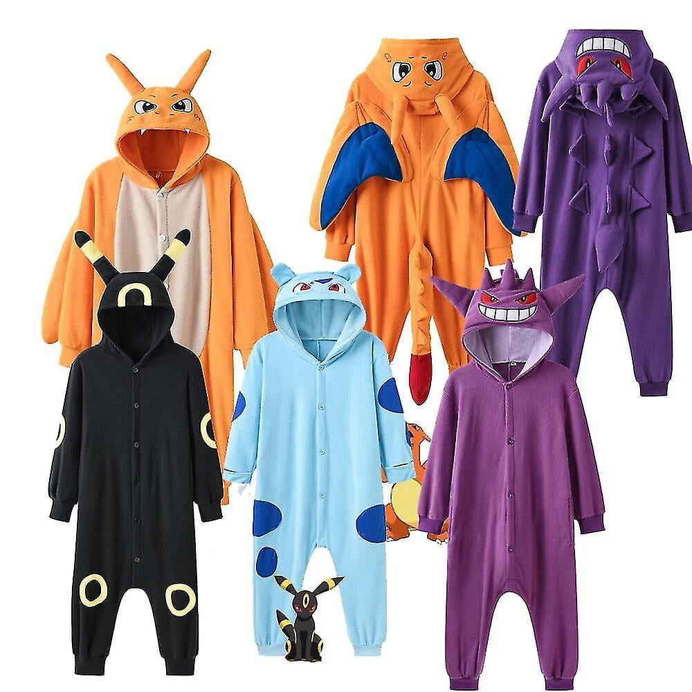 Pokemon Kids Gengar Kigurumi Pajamas Christmas Gift
