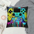 thumbnail image 2 of HENGT Teen Boy Room Decor, Gamer Pillow Covers for Boys Room, Gaming Throw Pillow Covers Room Pillow Covers Decor for Teen Boys Bedroom Dorm Playroom, 2 of 5