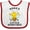 White and Red, variant on Inktastic Cute Bee Nana's Little Honeybee with Stars Boys or Girls Baby Bib