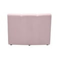 thumbnail image 6 of Meridian Furniture Infinity Pink Velvet Modular Chair, 6 of 7